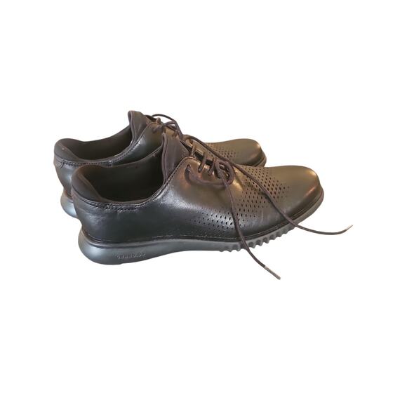 Cole Haan Men\'s 2.ZERØGRAND Laser Wingtip Oxfords black leather sz 8.5 main image 4